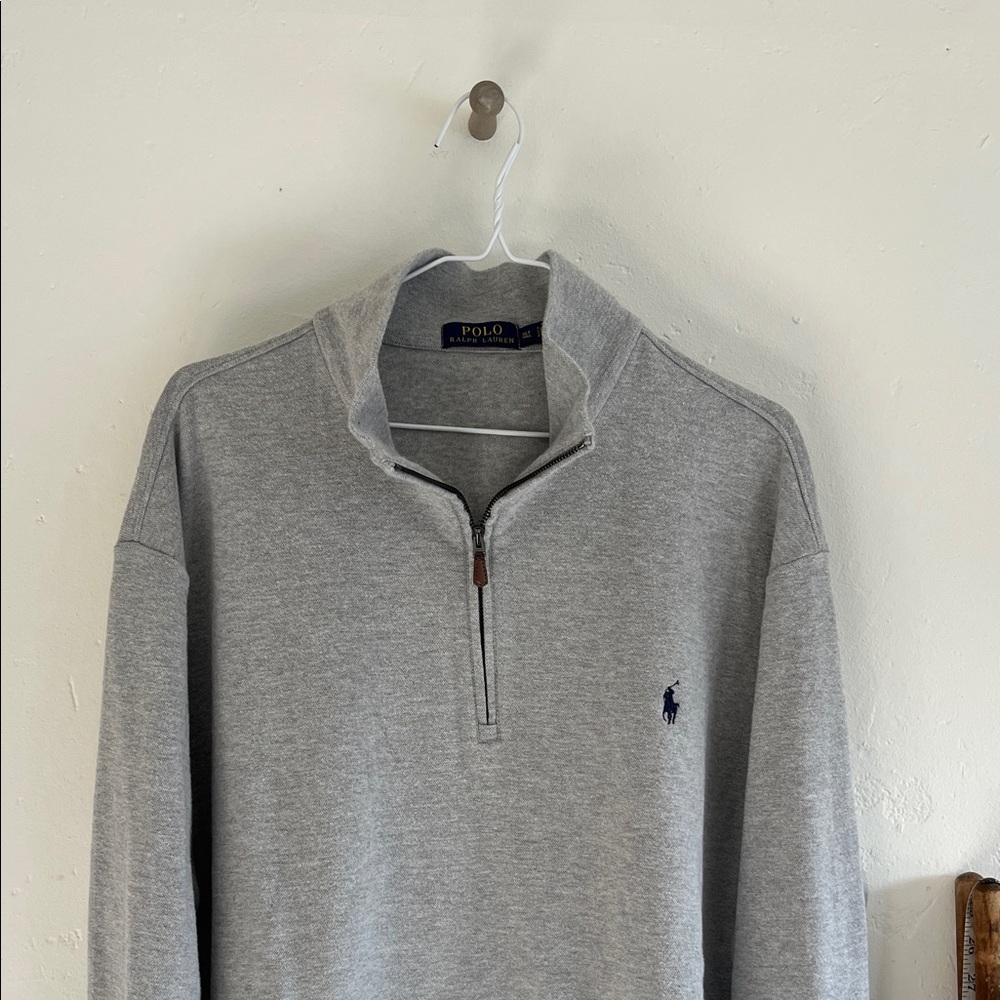 Polo by Ralph Lauren Gray Quarter-Zip Shirt